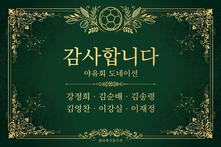 야유회 Donation – 시니어
